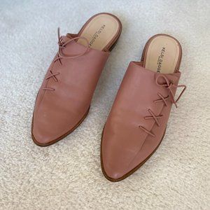 Anthropologie Kelsi Dagger Brooklyn Lace Up Mules